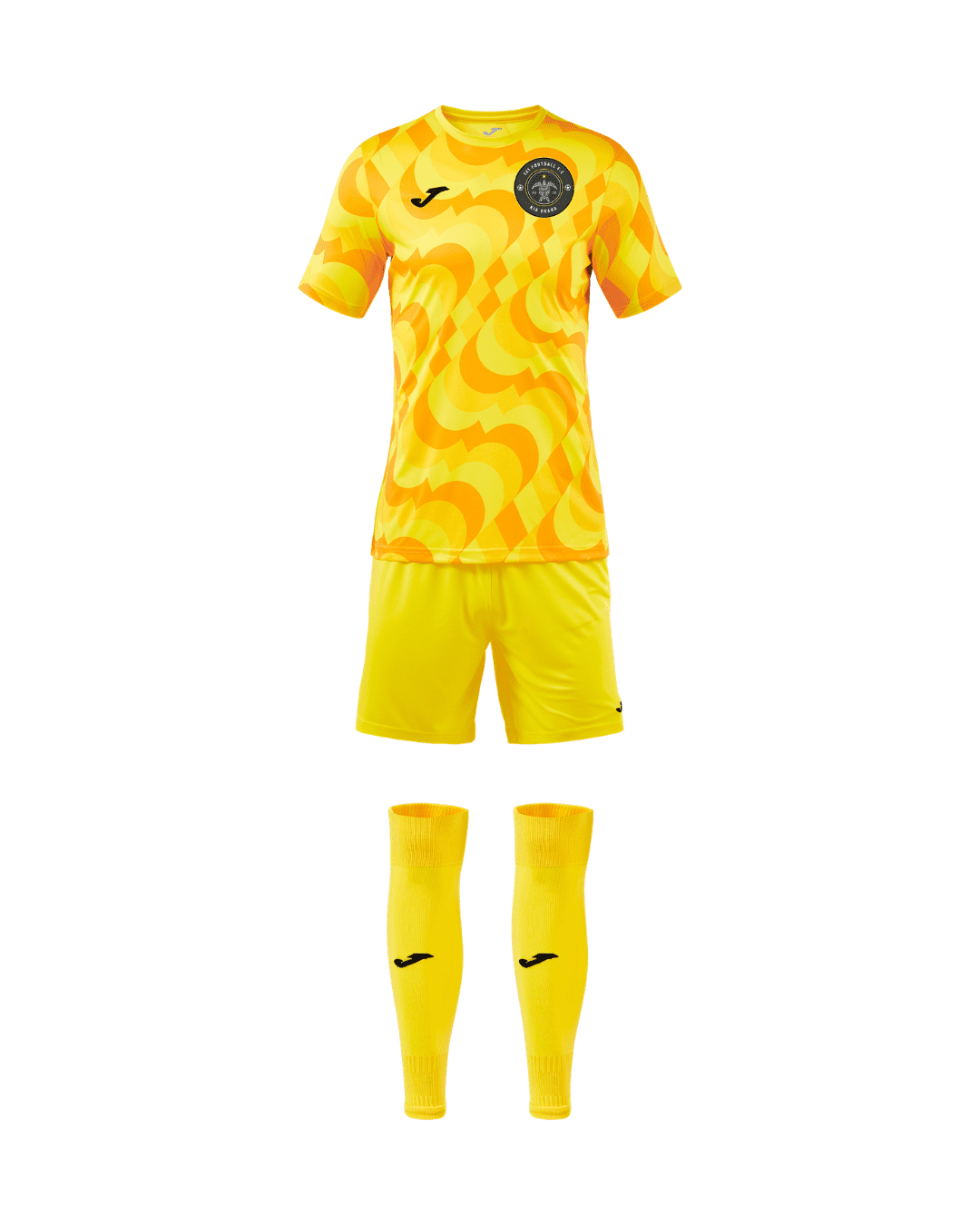 1-2-1 Football Goalkeeper Kit - Yellow