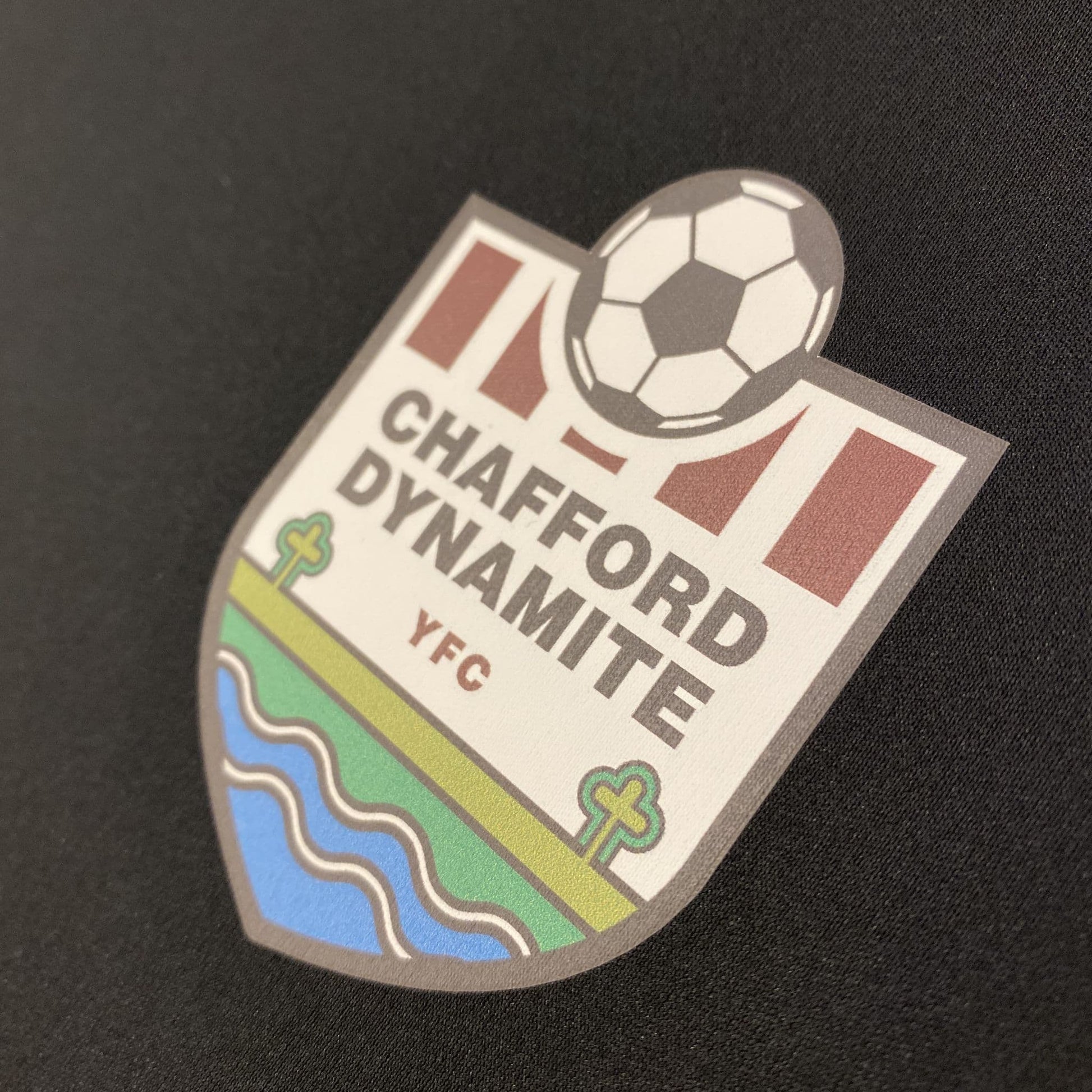Multicoloured Printed Badge
