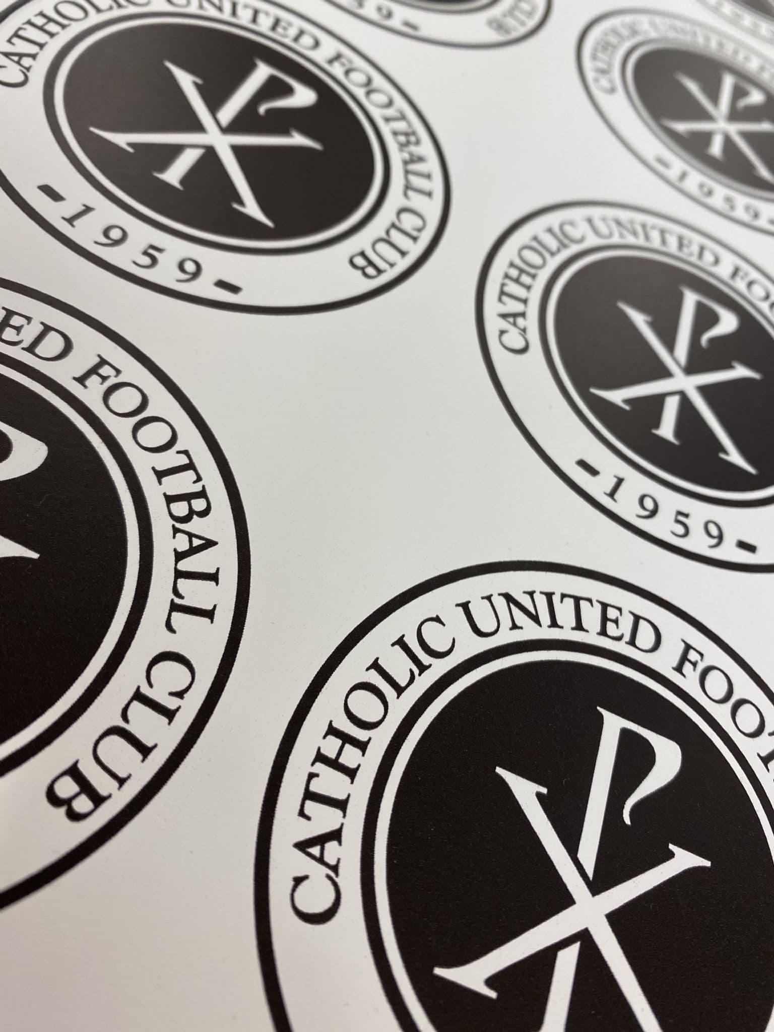 Multicoloured Printed Badge